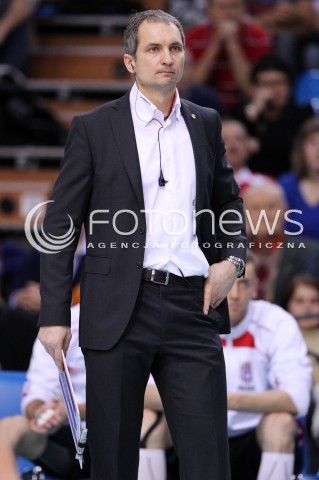  04.01.2013 RZESZOW SIATKOWKA PLUS LIGA 2012/2013 MEN VOLLEYBALL POLAND POLISH PLUSLIGA LEAGUE SEASON 2012/2013 MECZ ASSECO RESOVIA RZESZOW - DELECTA BYDGOSZCZ N/Z ANDRZEJ KOWAL TRENER ( HEAD COACH )  