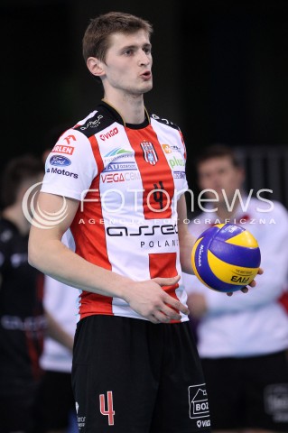  04.01.2013 RZESZOW SIATKOWKA PLUS LIGA 2012/2013 MEN VOLLEYBALL POLAND POLISH PLUSLIGA LEAGUE SEASON 2012/2013 MECZ ASSECO RESOVIA RZESZOW - DELECTA BYDGOSZCZ N/Z PIOTR NOWAKOWSKI  