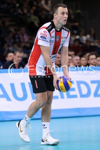 04.01.2013 RZESZOW SIATKOWKA PLUS LIGA 2012/2013 MEN VOLLEYBALL POLAND POLISH PLUSLIGA LEAGUE SEASON 2012/2013 MECZ ASSECO RESOVIA RZESZOW - DELECTA BYDGOSZCZ N/Z MACIEJ DOBROWOLSKI  