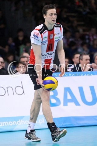  04.01.2013 RZESZOW SIATKOWKA PLUS LIGA 2012/2013 MEN VOLLEYBALL POLAND POLISH PLUSLIGA LEAGUE SEASON 2012/2013 MECZ ASSECO RESOVIA RZESZOW - DELECTA BYDGOSZCZ N/Z JOCHEN SCHOPS  