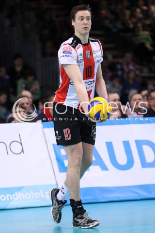  04.01.2013 RZESZOW SIATKOWKA PLUS LIGA 2012/2013 MEN VOLLEYBALL POLAND POLISH PLUSLIGA LEAGUE SEASON 2012/2013 MECZ ASSECO RESOVIA RZESZOW - DELECTA BYDGOSZCZ N/Z JOCHEN SCHOPS  