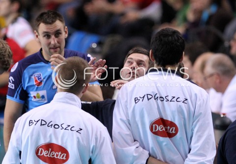  04.01.2013 RZESZOW SIATKOWKA PLUS LIGA 2012/2013 MEN VOLLEYBALL POLAND POLISH PLUSLIGA LEAGUE SEASON 2012/2013 MECZ ASSECO RESOVIA RZESZOW - DELECTA BYDGOSZCZ N/Z PIOTR MAKOWSKI ( HEAD COACH ) TRENER  