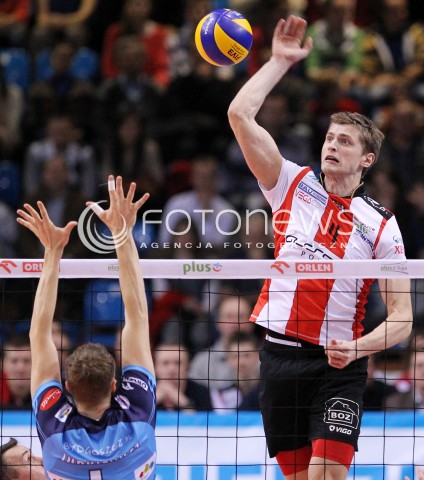  04.01.2013 RZESZOW SIATKOWKA PLUS LIGA 2012/2013 MEN VOLLEYBALL POLAND POLISH PLUSLIGA LEAGUE SEASON 2012/2013 MECZ ASSECO RESOVIA RZESZOW - DELECTA BYDGOSZCZ N/Z PIOTR NOWAKOWSKI WOJCIECH JURKIEWICZ  