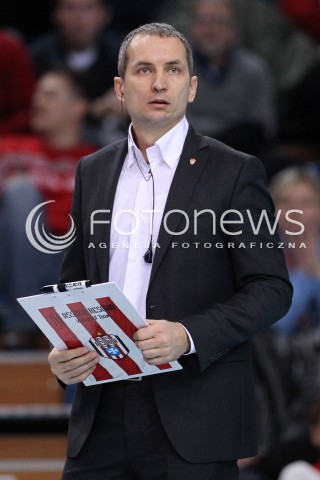  09.01.2013 RZESZOW SIATKOWKA MEZCZYZN PUCHAR POLSKI SEZON 2012/2013 <br />MEN VOLLEYBALL POLAND POLISH CUP SEASON 2012/2013 MECZ ASSECO RESOVIA RZESZOW - EFFECTOR KIELCE <br />N/Z ANDRZEJ KOWAL TRENER ( HEAD COACH )  