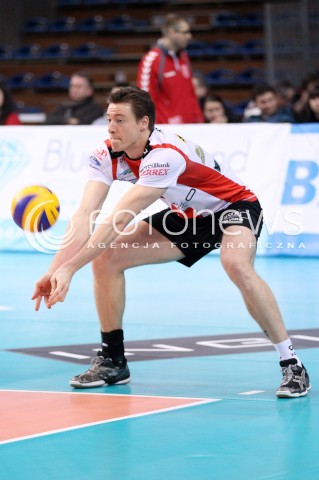  09.01.2013 RZESZOW SIATKOWKA MEZCZYZN PUCHAR POLSKI SEZON 2012/2013 <br />MEN VOLLEYBALL POLAND POLISH CUP SEASON 2012/2013 MECZ ASSECO RESOVIA RZESZOW - EFFECTOR KIELCE <br />N/Z JOCHEN SCHOPS  