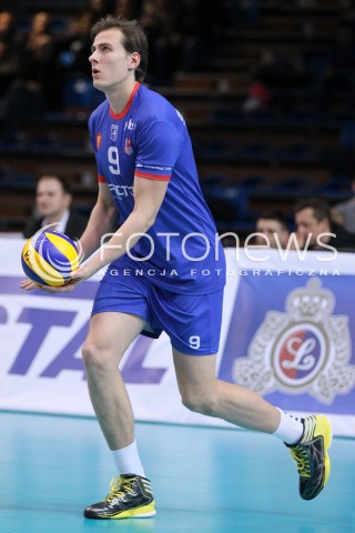  09.01.2013 RZESZOW SIATKOWKA MEZCZYZN PUCHAR POLSKI SEZON 2012/2013 <br />MEN VOLLEYBALL POLAND POLISH CUP SEASON 2012/2013 MECZ ASSECO RESOVIA RZESZOW - EFFECTOR KIELCE <br />N/Z SEBASTIAN WARDA  