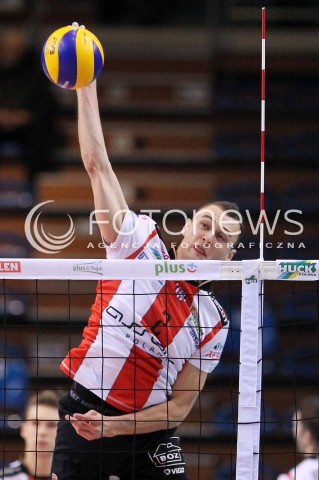  09.01.2013 RZESZOW SIATKOWKA MEZCZYZN PUCHAR POLSKI SEZON 2012/2013 <br />MEN VOLLEYBALL POLAND POLISH CUP SEASON 2012/2013 MECZ ASSECO RESOVIA RZESZOW - EFFECTOR KIELCE <br />N/Z PAUL LOTMAN  