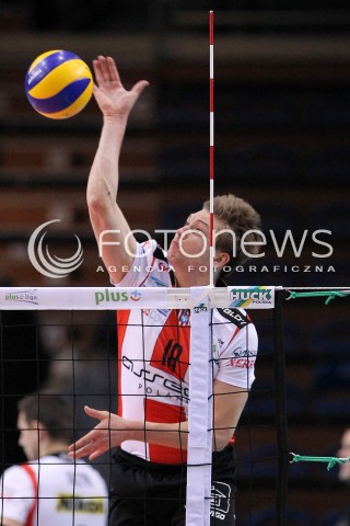  09.01.2013 RZESZOW SIATKOWKA MEZCZYZN PUCHAR POLSKI SEZON 2012/2013 <br />MEN VOLLEYBALL POLAND POLISH CUP SEASON 2012/2013 MECZ ASSECO RESOVIA RZESZOW - EFFECTOR KIELCE <br />N/Z SZYMON PALKA  