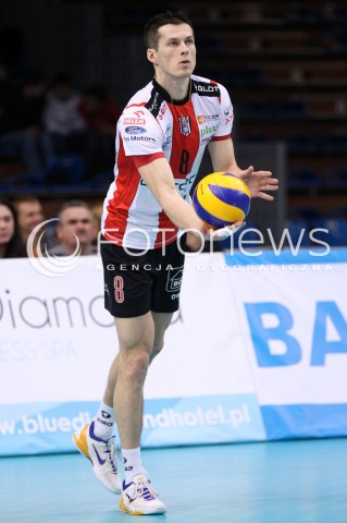  09.01.2013 RZESZOW SIATKOWKA MEZCZYZN PUCHAR POLSKI SEZON 2012/2013 <br />MEN VOLLEYBALL POLAND POLISH CUP SEASON 2012/2013 MECZ ASSECO RESOVIA RZESZOW - EFFECTOR KIELCE <br />N/Z RAFAL BUSZEK  