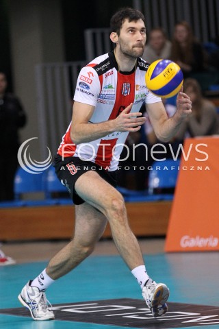  09.01.2013 RZESZOW SIATKOWKA MEZCZYZN PUCHAR POLSKI SEZON 2012/2013 <br />MEN VOLLEYBALL POLAND POLISH CUP SEASON 2012/2013 MECZ ASSECO RESOVIA RZESZOW - EFFECTOR KIELCE <br />N/Z GRZEGORZ KOSOK  