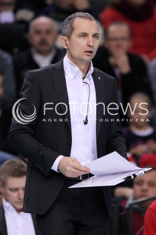  09.01.2013 RZESZOW SIATKOWKA MEZCZYZN PUCHAR POLSKI SEZON 2012/2013 <br />MEN VOLLEYBALL POLAND POLISH CUP SEASON 2012/2013 MECZ ASSECO RESOVIA RZESZOW - EFFECTOR KIELCE <br />N/Z ANDRZEJ KOWAL TRENER ( HEAD COACH )  
