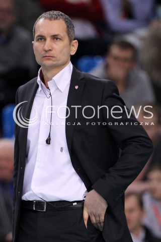  09.01.2013 RZESZOW SIATKOWKA MEZCZYZN PUCHAR POLSKI SEZON 2012/2013 <br />MEN VOLLEYBALL POLAND POLISH CUP SEASON 2012/2013 MECZ ASSECO RESOVIA RZESZOW - EFFECTOR KIELCE <br />N/Z ANDRZEJ KOWAL TRENER ( HEAD COACH )  