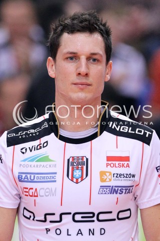  15.01.2013 RZESZOW SIATKOWKA LIGA MISTRZOW <br />MEN CEV VOLLEYBALL CHAMPIONS LEAGUE 2013 MATCH ASSECO RESOVIA RZESZOW - LUBE BANCA MARCHE MACERATA <br />N/Z ALEH ACHREM OLIEG AKHREM  