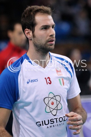  15.01.2013 RZESZOW SIATKOWKA LIGA MISTRZOW <br />MEN CEV VOLLEYBALL CHAMPIONS LEAGUE 2013 MATCH ASSECO RESOVIA RZESZOW - LUBE BANCA MARCHE MACERATA <br />N/Z DRAGAN TRAVICA  