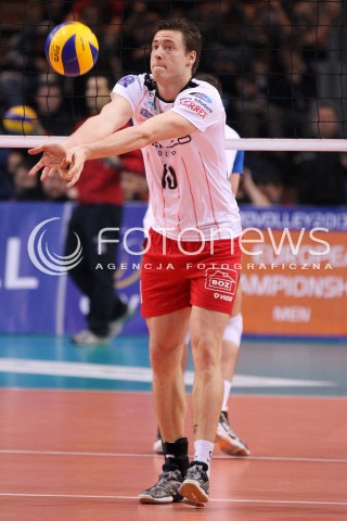  15.01.2013 RZESZOW SIATKOWKA LIGA MISTRZOW <br />MEN CEV VOLLEYBALL CHAMPIONS LEAGUE 2013 MATCH ASSECO RESOVIA RZESZOW - LUBE BANCA MARCHE MACERATA <br />N/Z JOCHEN SCHOPS  