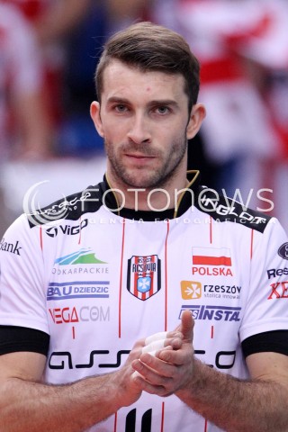 15.01.2013 RZESZOW SIATKOWKA LIGA MISTRZOW <br />MEN CEV VOLLEYBALL CHAMPIONS LEAGUE 2013 MATCH ASSECO RESOVIA RZESZOW - LUBE BANCA MARCHE MACERATA <br />N/Z NIKOLA KOVACEVIC  