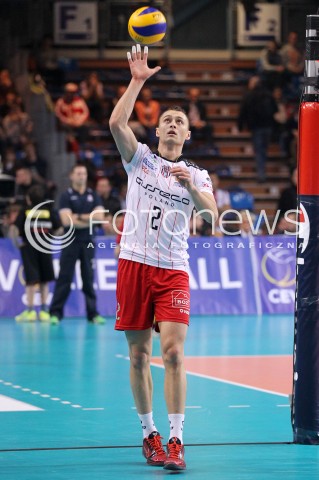  15.01.2013 RZESZOW SIATKOWKA LIGA MISTRZOW <br />MEN CEV VOLLEYBALL CHAMPIONS LEAGUE 2013 MATCH ASSECO RESOVIA RZESZOW - LUBE BANCA MARCHE MACERATA <br />N/Z PAUL LOTMAN  