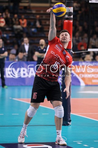  15.01.2013 RZESZOW SIATKOWKA LIGA MISTRZOW <br />MEN CEV VOLLEYBALL CHAMPIONS LEAGUE 2013 MATCH ASSECO RESOVIA RZESZOW - LUBE BANCA MARCHE MACERATA <br />N/Z KRZYSZTOF IGNACZAK  