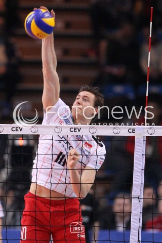  15.01.2013 RZESZOW SIATKOWKA LIGA MISTRZOW <br />MEN CEV VOLLEYBALL CHAMPIONS LEAGUE 2013 MATCH ASSECO RESOVIA RZESZOW - LUBE BANCA MARCHE MACERATA <br />N/Z JOCHEN SCHOPS  