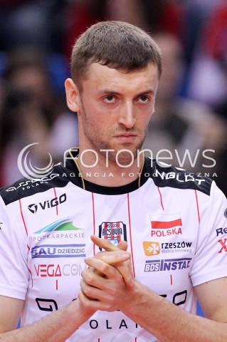  15.01.2013 RZESZOW SIATKOWKA LIGA MISTRZOW <br />MEN CEV VOLLEYBALL CHAMPIONS LEAGUE 2013 MATCH ASSECO RESOVIA RZESZOW - LUBE BANCA MARCHE MACERATA <br />N/Z LUKASZ PERLOWSKI  