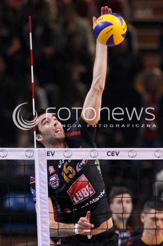  15.01.2013 RZESZOW SIATKOWKA LIGA MISTRZOW <br />MEN CEV VOLLEYBALL CHAMPIONS LEAGUE 2013 MATCH ASSECO RESOVIA RZESZOW - LUBE BANCA MARCHE MACERATA <br />N/Z SASA STAROVIC  