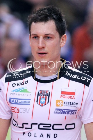  15.01.2013 RZESZOW SIATKOWKA LIGA MISTRZOW <br />MEN CEV VOLLEYBALL CHAMPIONS LEAGUE 2013 MATCH ASSECO RESOVIA RZESZOW - LUBE BANCA MARCHE MACERATA <br />N/Z ALEH ACHREM OLIEG AKHREM  