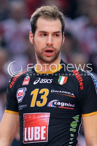  15.01.2013 RZESZOW SIATKOWKA LIGA MISTRZOW <br />MEN CEV VOLLEYBALL CHAMPIONS LEAGUE 2013 MATCH ASSECO RESOVIA RZESZOW - LUBE BANCA MARCHE MACERATA <br />N/Z ALBERTO GIULIANI TRENER ( HEAD COACH )  