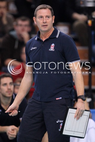  15.01.2013 RZESZOW SIATKOWKA LIGA MISTRZOW <br />MEN CEV VOLLEYBALL CHAMPIONS LEAGUE 2013 MATCH ASSECO RESOVIA RZESZOW - LUBE BANCA MARCHE MACERATA <br />N/Z ALBERTO GIULIANI TRENER ( HEAD COACH ) ZLOSC  