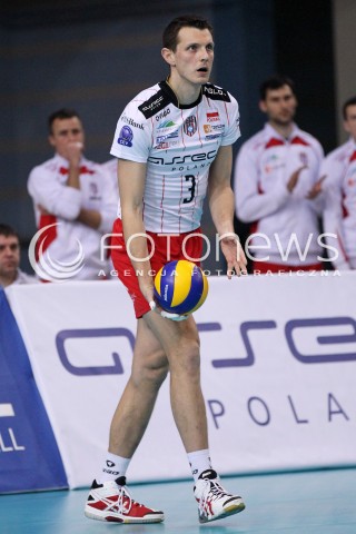  15.01.2013 RZESZOW SIATKOWKA LIGA MISTRZOW <br />MEN CEV VOLLEYBALL CHAMPIONS LEAGUE 2013 MATCH ASSECO RESOVIA RZESZOW - LUBE BANCA MARCHE MACERATA <br />N/Z WOJCIECH GRZYB  