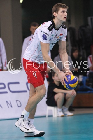  15.01.2013 RZESZOW SIATKOWKA LIGA MISTRZOW <br />MEN CEV VOLLEYBALL CHAMPIONS LEAGUE 2013 MATCH ASSECO RESOVIA RZESZOW - LUBE BANCA MARCHE MACERATA <br />N/Z PIOTR NOWAKOWSKI  
