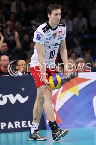  15.01.2013 RZESZOW SIATKOWKA LIGA MISTRZOW <br />MEN CEV VOLLEYBALL CHAMPIONS LEAGUE 2013 MATCH ASSECO RESOVIA RZESZOW - LUBE BANCA MARCHE MACERATA <br />N/Z JOCHEN SCHOPS  