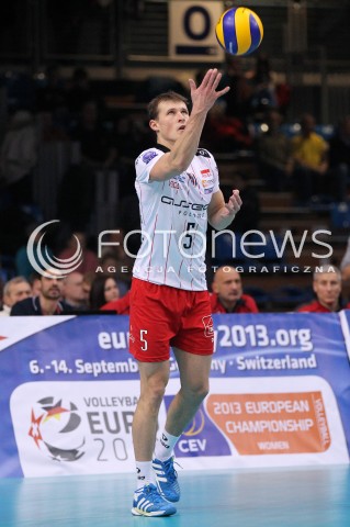  15.01.2013 RZESZOW SIATKOWKA LIGA MISTRZOW <br />MEN CEV VOLLEYBALL CHAMPIONS LEAGUE 2013 MATCH ASSECO RESOVIA RZESZOW - LUBE BANCA MARCHE MACERATA <br />N/Z LUKAS TICHACEK  
