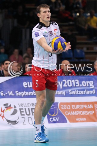  15.01.2013 RZESZOW SIATKOWKA LIGA MISTRZOW <br />MEN CEV VOLLEYBALL CHAMPIONS LEAGUE 2013 MATCH ASSECO RESOVIA RZESZOW - LUBE BANCA MARCHE MACERATA <br />N/Z LUKAS TICHACEK  