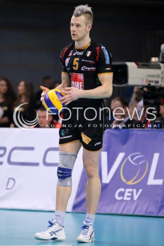  15.01.2013 RZESZOW SIATKOWKA LIGA MISTRZOW <br />MEN CEV VOLLEYBALL CHAMPIONS LEAGUE 2013 MATCH ASSECO RESOVIA RZESZOW - LUBE BANCA MARCHE MACERATA <br />N/Z IVAN ZAYTSEV  