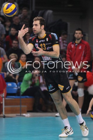  15.01.2013 RZESZOW SIATKOWKA LIGA MISTRZOW <br />MEN CEV VOLLEYBALL CHAMPIONS LEAGUE 2013 MATCH ASSECO RESOVIA RZESZOW - LUBE BANCA MARCHE MACERATA <br />N/Z DRAGAN TRAVICA  