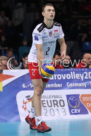  15.01.2013 RZESZOW SIATKOWKA LIGA MISTRZOW <br />MEN CEV VOLLEYBALL CHAMPIONS LEAGUE 2013 MATCH ASSECO RESOVIA RZESZOW - LUBE BANCA MARCHE MACERATA <br />N/Z PAUL LOTMAN  