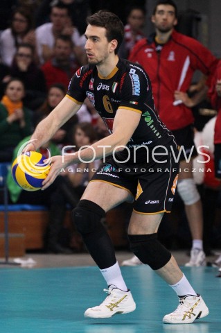  15.01.2013 RZESZOW SIATKOWKA LIGA MISTRZOW <br />MEN CEV VOLLEYBALL CHAMPIONS LEAGUE 2013 MATCH ASSECO RESOVIA RZESZOW - LUBE BANCA MARCHE MACERATA <br />N/Z SIMONE PARODI  