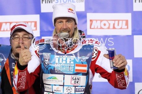  26.01.2013 SANOK ZUZEL NA LODZIE<br />
FINAL DRUZYNOWYCH MISTRZOSTW SWIATA W ZUZLU NA LODZIE 2013<br />
FIM TEAM ICE SPEEDWAY GLADIATORS WORLD CHAMPIONSHIP<br />
N/Z FRANZ ZORN ( AUSTRIA ) RADOSC  