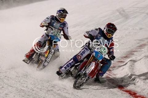  26.01.2013 SANOK ZUZEL NA LODZIE<br />
FINAL DRUZYNOWYCH MISTRZOSTW SWIATA W ZUZLU NA LODZIE 2013<br />
FIM TEAM ICE SPEEDWAY GLADIATORS WORLD CHAMPIONSHIP<br />
N/Z DANIIL IVANOV ( RUSSIA ) FRANZ ZORN ( AUSTRIA ) FINAL RACE  