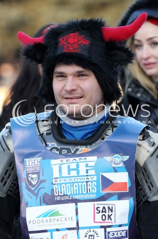  26.01.2013 SANOK ZUZEL NA LODZIE<br />FINAL DRUZYNOWYCH MISTRZOSTW SWIATA W ZUZLU NA LODZIE 2013<br />FIM TEAM ICE SPEEDWAY GLADIATORS WORLD CHAMPIONSHIP<br />N/Z ANTONIN KLATOVSKY ( CZECH REPUBLIC )  