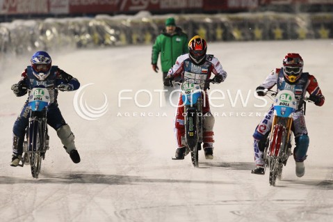  26.01.2013 SANOK ZUZEL NA LODZIE<br />FINAL DRUZYNOWYCH MISTRZOSTW SWIATA W ZUZLU NA LODZIE 2013<br />FIM TEAM ICE SPEEDWAY GLADIATORS WORLD CHAMPIONSHIP<br />N/Z race number 31 DANIIL IVANOV ( RUSSIA ) DMITRY KOLTAKOV ( RUSSIA ) PAWEL STRUGALA ( POLAND )  
