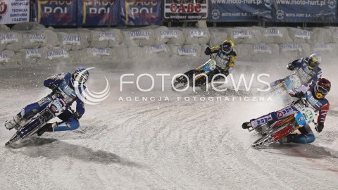  26.01.2013 SANOK ZUZEL NA LODZIE<br />FINAL DRUZYNOWYCH MISTRZOSTW SWIATA W ZUZLU NA LODZIE 2013<br />FIM TEAM ICE SPEEDWAY GLADIATORS WORLD CHAMPIONSHIP<br />N/Z RACE NUMBER 37  DANIIL IVANOV ( RUSSIA ) GUNTHER BAUER ( GERMANY ) DMITRY KOLTAKOV ( RUSSIA ) MAX NIEDERMAIER ( GERMANY )  