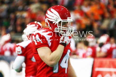  02.02.2013 FUTBOL AMERYKANSKI MECZ REPREZENTACJA POLSKA - SZWECJA  N/Z  GRZEGORZ MAZUR  