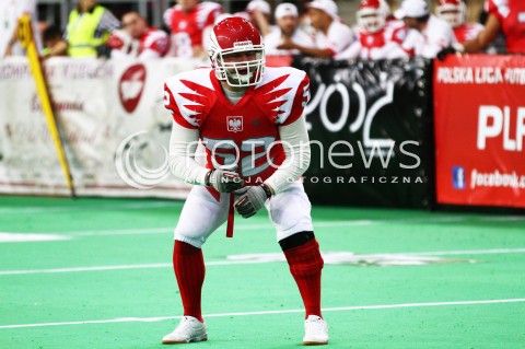  02.02.2013 FUTBOL AMERYKANSKI MECZ REPREZENTACJA POLSKA - SZWECJA  N/Z  MICHAL GARBOWSKI  