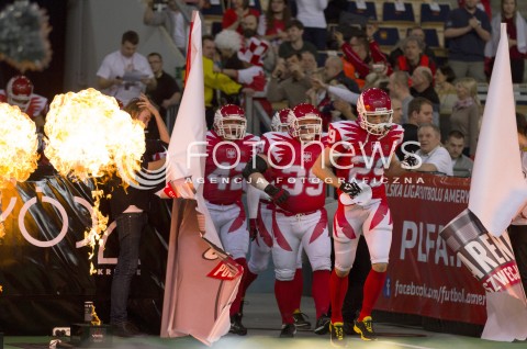  02.02.2013 FUTBOL AMERYKANSKI MECZ REPREZENTACJA POLSKA - SZWECJA  N/Z  JAKUB MURASZKO ARKADIUSZ SOBIERSKI LUKASZ OMELANCZUK  