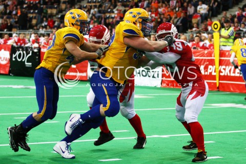  02.02.2013 FUTBOL AMERYKANSKI MECZ REPREZENTACJA POLSKA - SZWECJA  N/Z  GAWEL PILACHOWSKI  