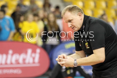  02.02.2013 KIELCE SIATKOWKA PLUS LIGA 2012/2013<br />MEN VOLLEYBALL POLAND POLISH PLUSLIGA LEAGUE SEASON 2012/2013 <br />MECZ EFFECTOR KIELCE - PGE SKRA BELCHATOW N/Z JACEK NAWROCKI TRENER ( HEAD COACH )  