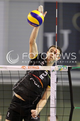  02.02.2013 KIELCE SIATKOWKA PLUS LIGA 2012/2013<br />MEN VOLLEYBALL POLAND POLISH PLUSLIGA LEAGUE SEASON 2012/2013 <br />MECZ EFFECTOR KIELCE - PGE SKRA BELCHATOW N/Z MARIUSZ WLAZLY  