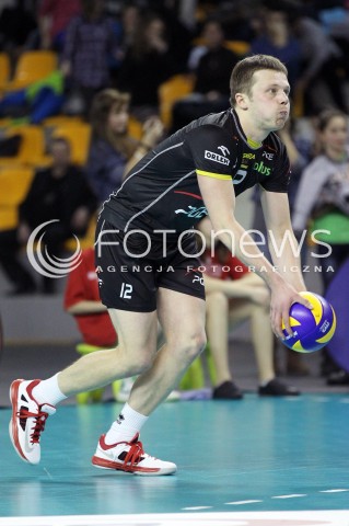  02.02.2013 KIELCE SIATKOWKA PLUS LIGA 2012/2013<br />MEN VOLLEYBALL POLAND POLISH PLUSLIGA LEAGUE SEASON 2012/2013 <br />MECZ EFFECTOR KIELCE - PGE SKRA BELCHATOW N/Z PAWEL WOICKI  