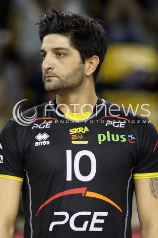  02.02.2013 KIELCE SIATKOWKA PLUS LIGA 2012/2013<br />MEN VOLLEYBALL POLAND POLISH PLUSLIGA LEAGUE SEASON 2012/2013 <br />MECZ EFFECTOR KIELCE - PGE SKRA BELCHATOW N/Z DANTE BONIFANTE  